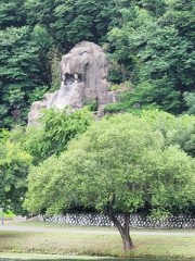 노관규 순천시장의 ‘죽도봉 사자상’ 인공폭포 철거됐다
