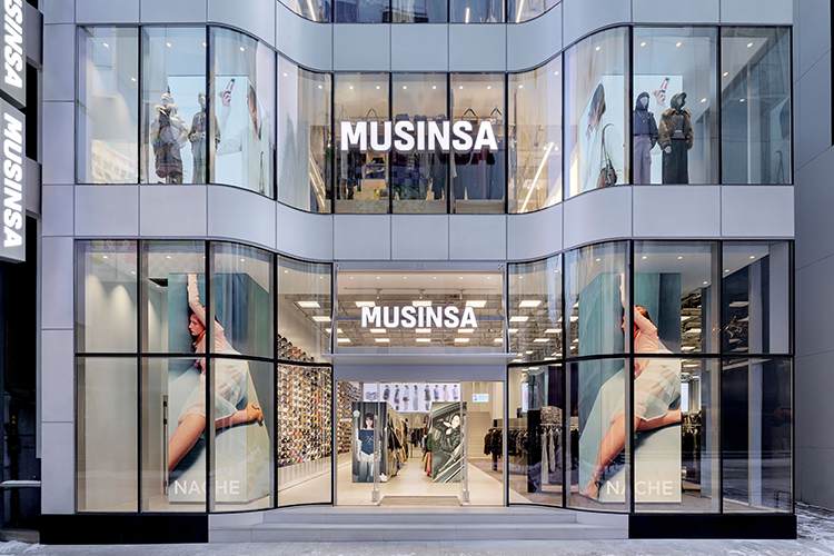 A Musinsa store in Myeongdong, Seoul (Musinsa)