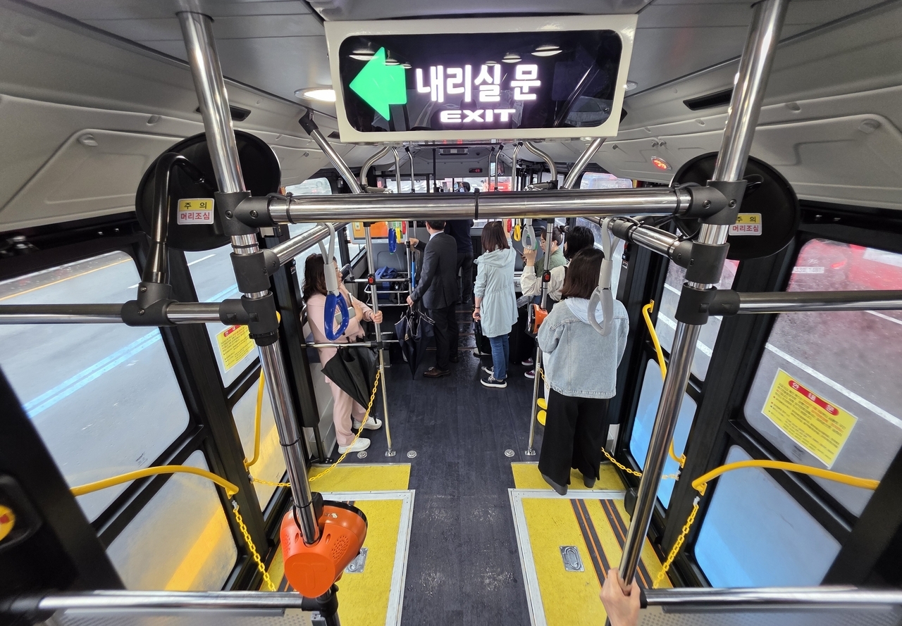 제주 시내 한 버스 모습. 기사 내용과 무관함. [연합]