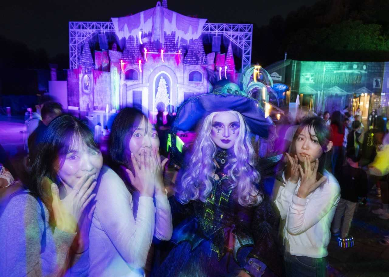 The 'Blood City' themed zone Everland introduced last year [Everland]