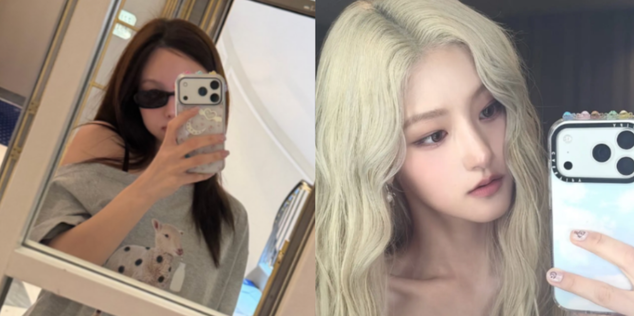 Twice's Nayeon (left) and Kiss of Life's Haneul (Instagram)