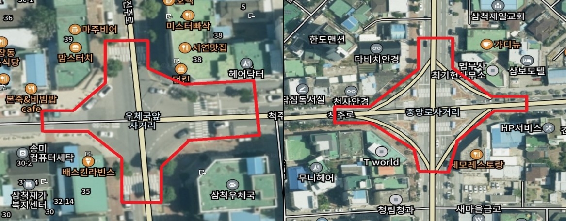 Banners carrying cluttered slogans will also disappear from the area around Samcheok Post Office and the Jungang-ro intersection.