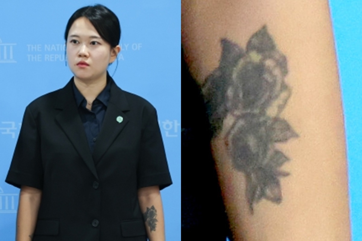 Kim Jin-seo, deputy spokesperson of the Basic Income Party, answers reporters' questions after a press conference at the National Assembly press hall in Yeouido on Monday, at which the party rebuffed allegations concerning its fiscal and personnel management.