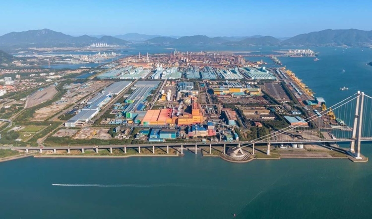 광양제철소 전경.