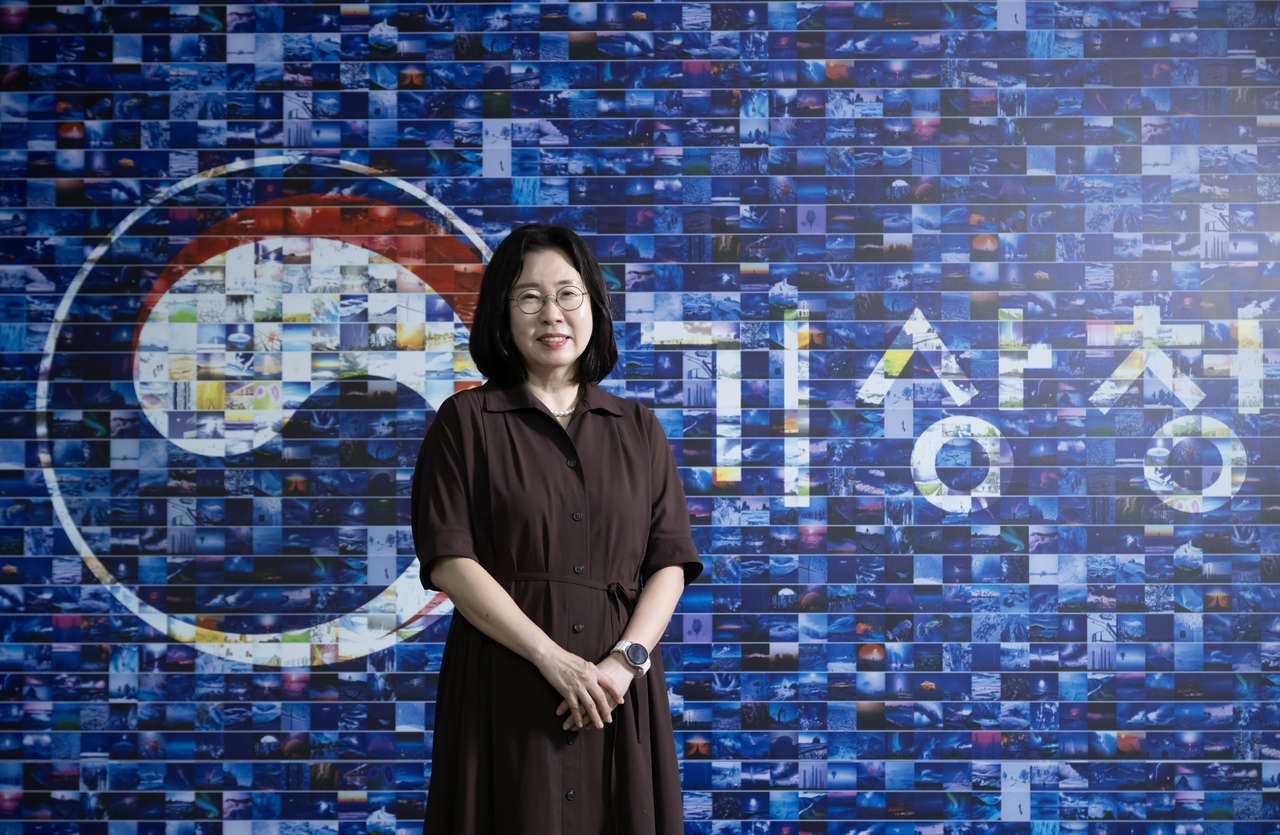 이미선 기상청장이 지난달 31일 오전 서울 동작구 기상청에서 헤럴드경제와 인터뷰에 앞서 포즈를 취하고 있다.  임세준 기자