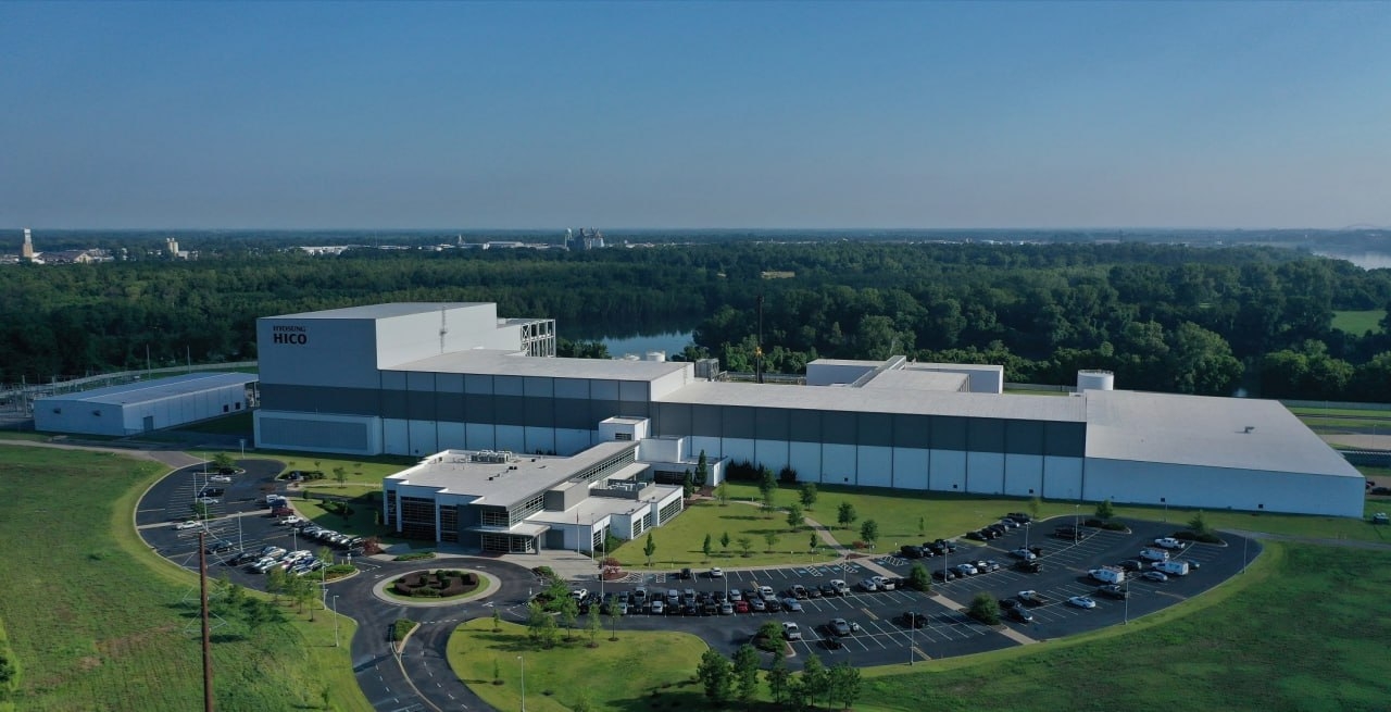 An exterior view of Hyosung Heavy Industries' ultra-high-voltage transformer factory in Memphis, Tennessee, US (Hyosung Heavy Industries)