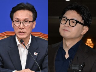 김민석 더불어민주당 대표와 한동훈 무소속 의원 [헤럴드경제DB]
