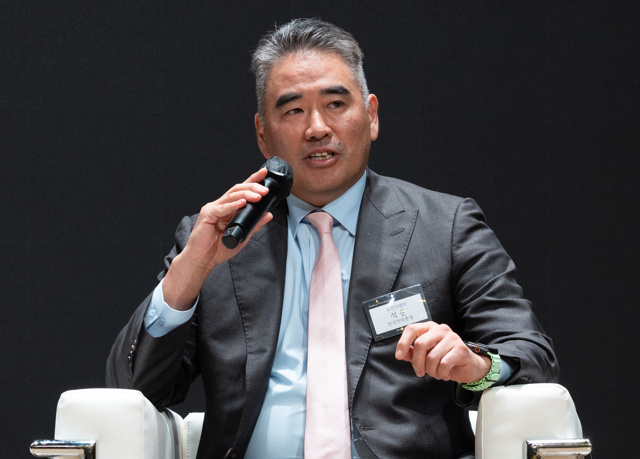 Joon Seok, Morgan Stanley’s chief Korea equity strategist and head of financials research (Yoon Chang-bin/The Korea Herald)