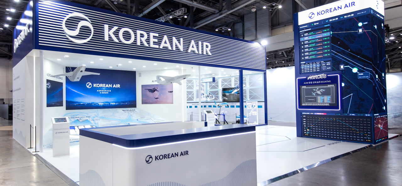 ‘2026 월드 스마트시티 엑스포(WSCE)’ 대한항공 부스 전경. [대한항공 제공]