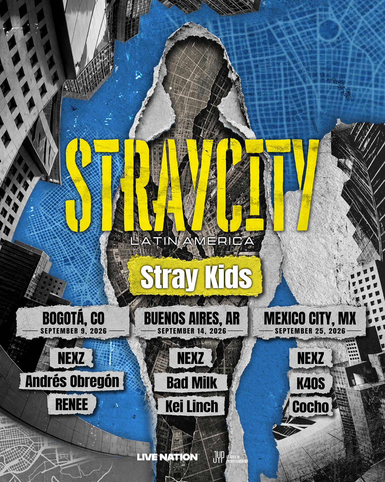 Promotional poster for Straycity festival (Live Nation)