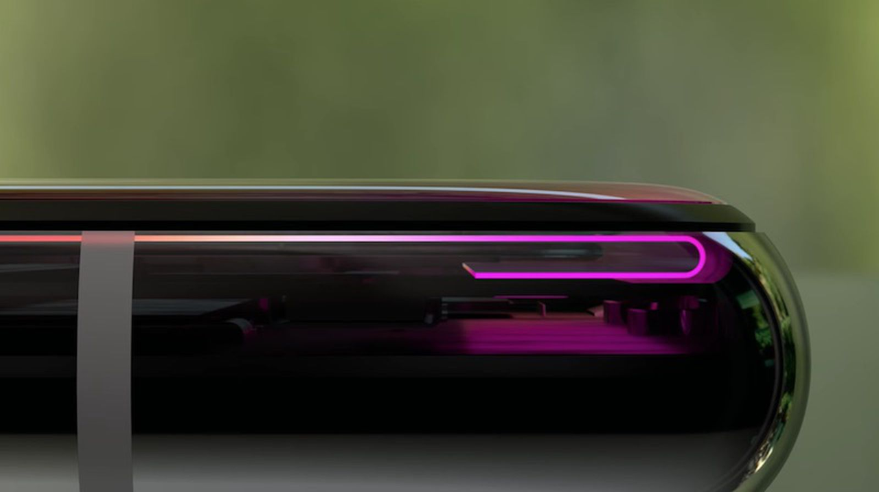 The iPhone X used a flexible OLED from Samsung Display to reduce the bottom bezel and achieve its all-screen look. (Apple)