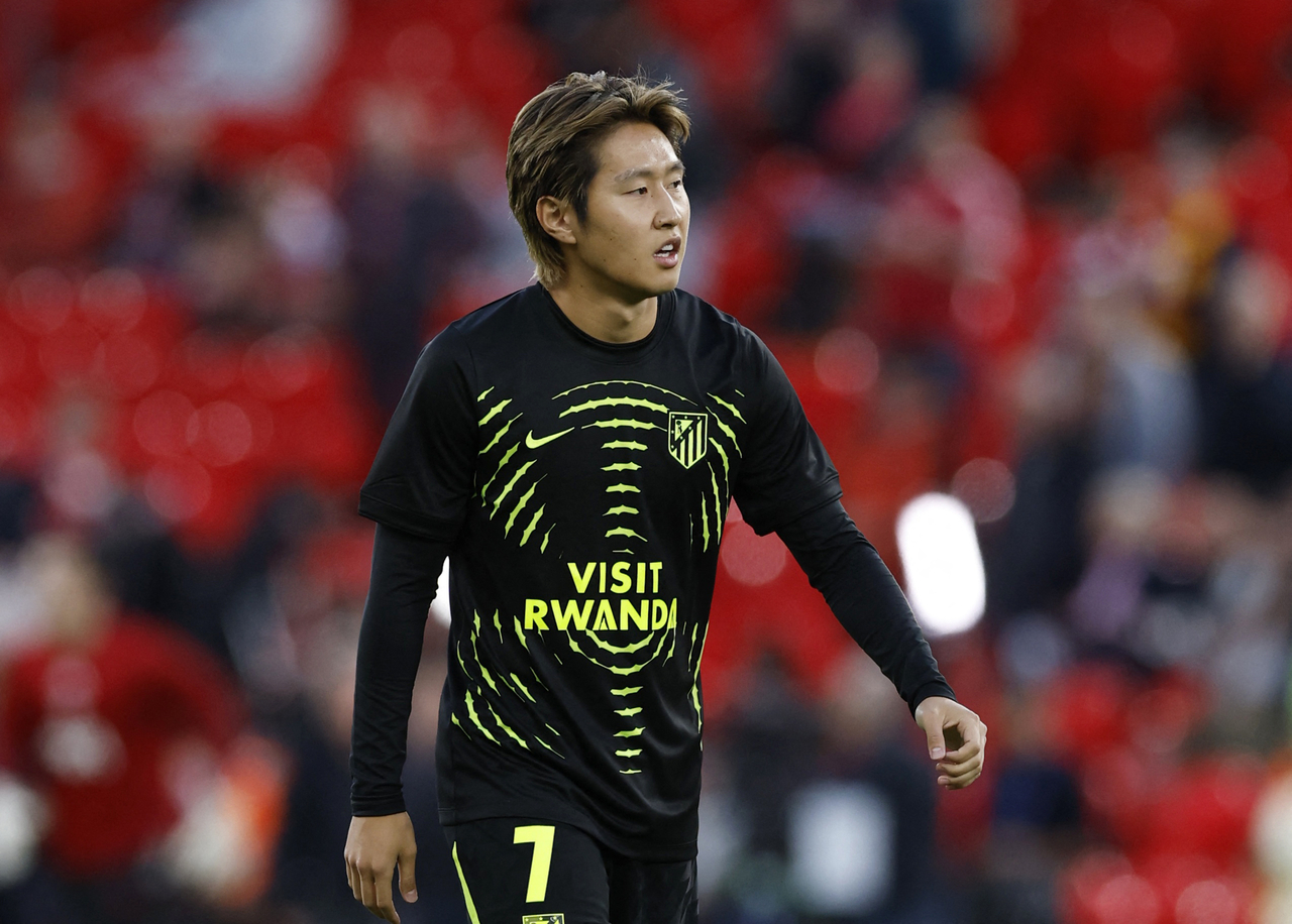 Atletico Madrid's Lee Kang-in (Reuters-Yonhap)
