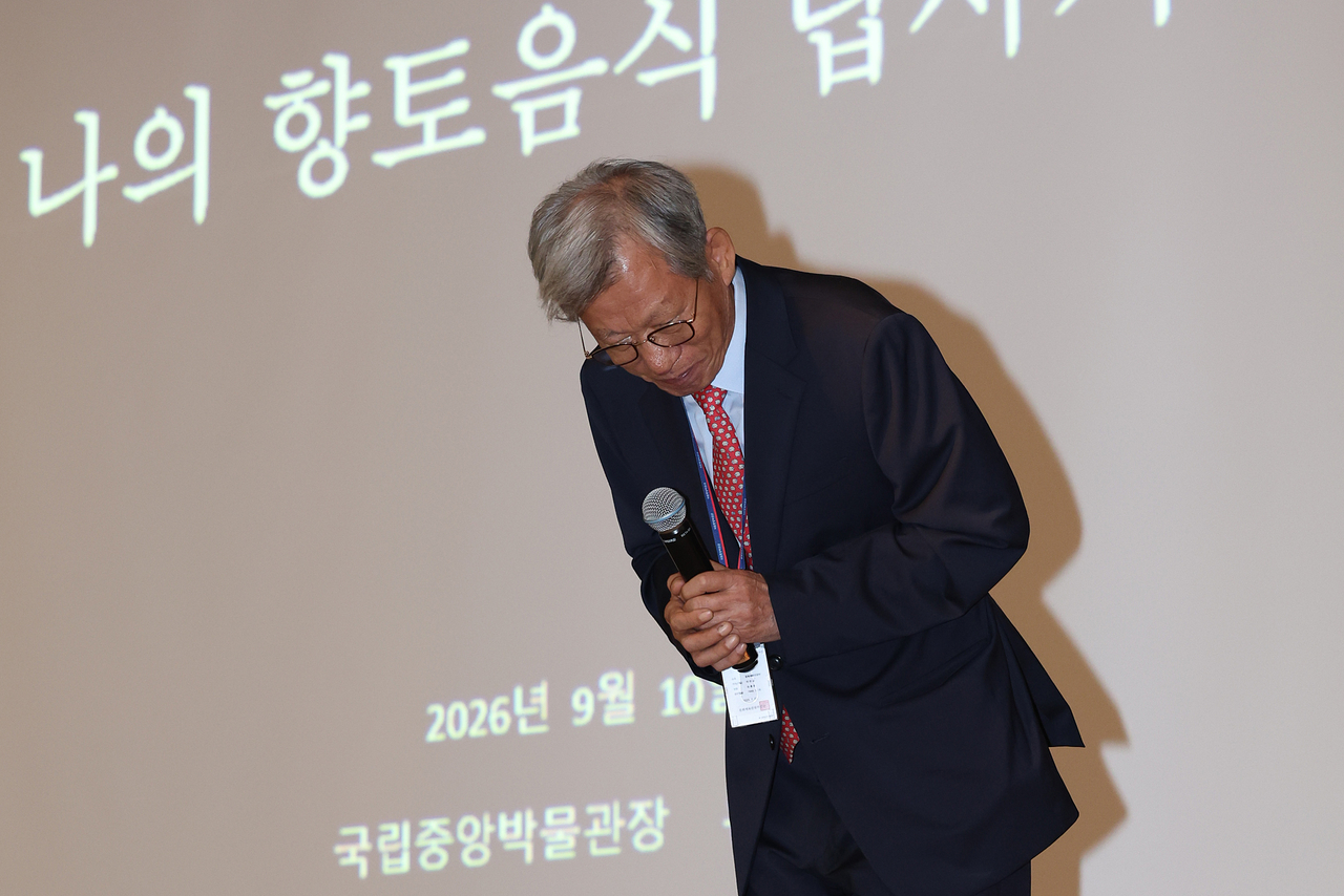 유홍준 국립중앙박물관장 [연합]