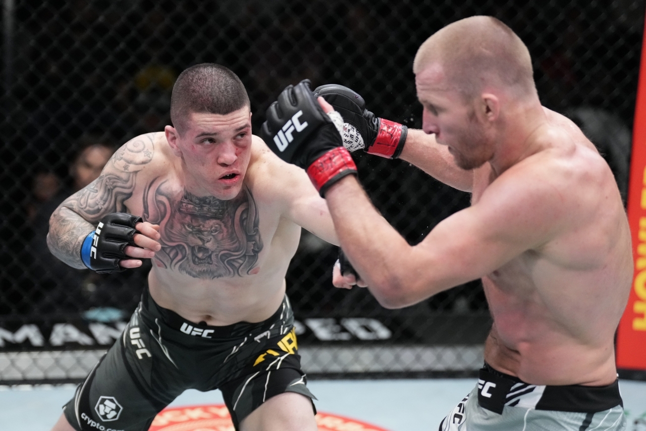 3년 만에 복귀해 고석현과 겨루게 된 웰링턴 투르만(왼쪽). [UFC 제공]