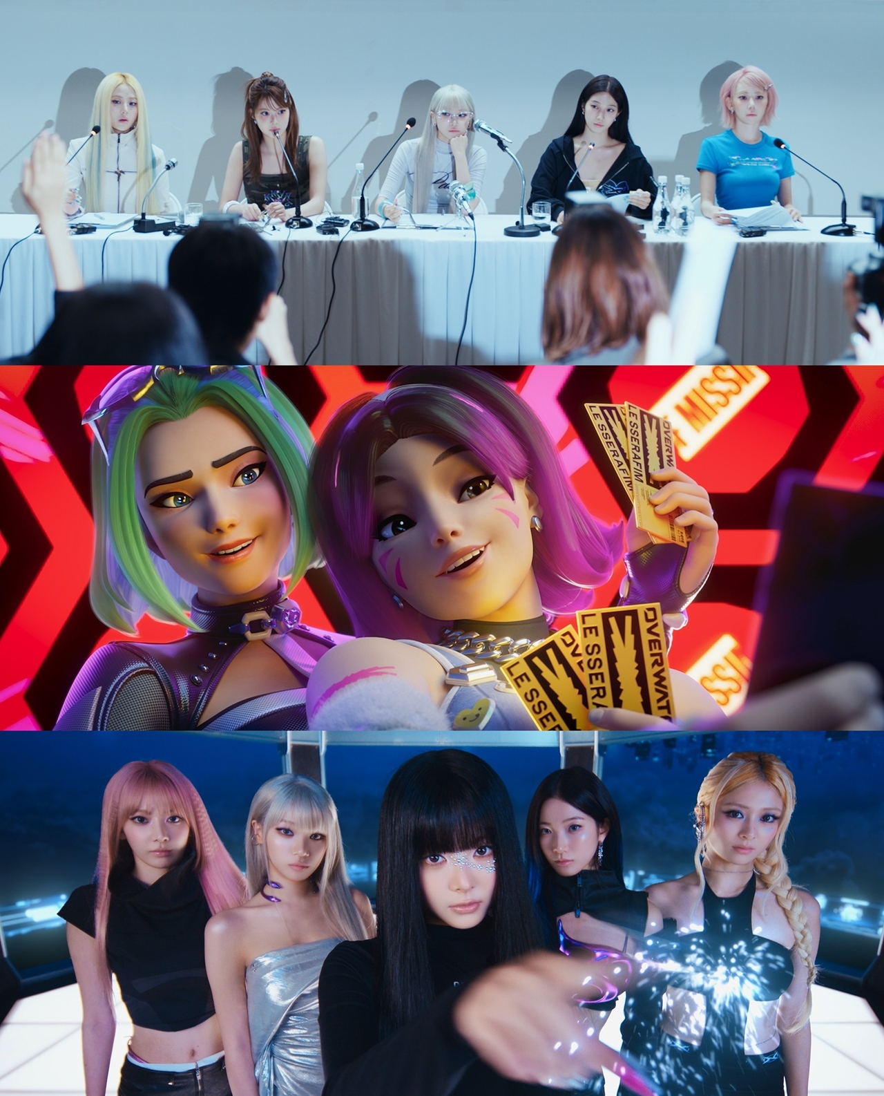 르세라핌/사진=(P)&(C) SOURCE MUSIC / ©/TM/® 2026 Blizzard Entertainment, Inc.