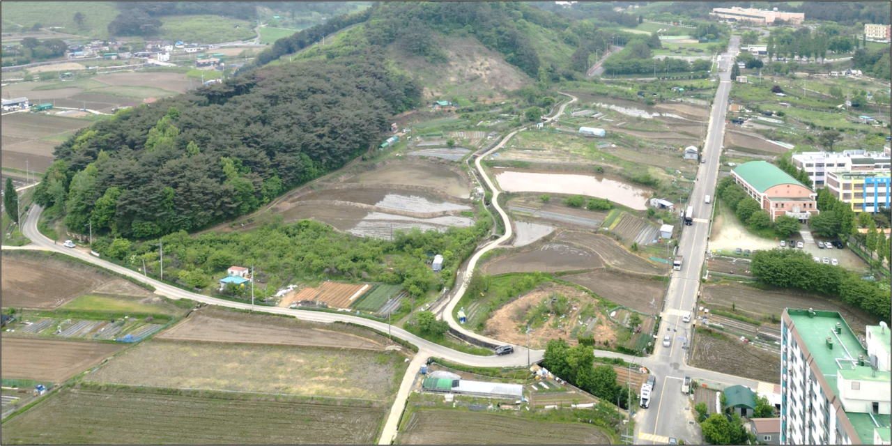 창원시 의창구 동읍 자여마을 전경  [경남도 제공]