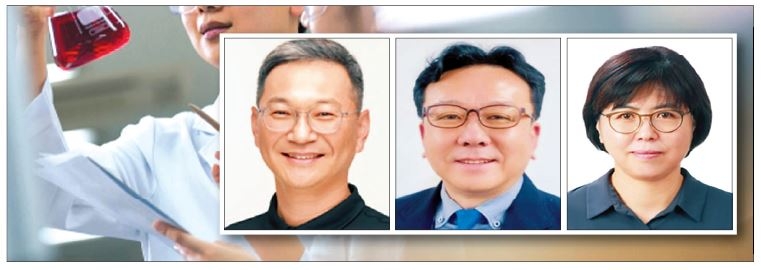 한국기초과학지원연구원 원장 후보. 박성균(왼쪽부터) 부산대 교수, 최종순·황금숙 한국기초과학지원연구원 책임연구원. [한국기초과학지원연구원·부산대학교 제공]