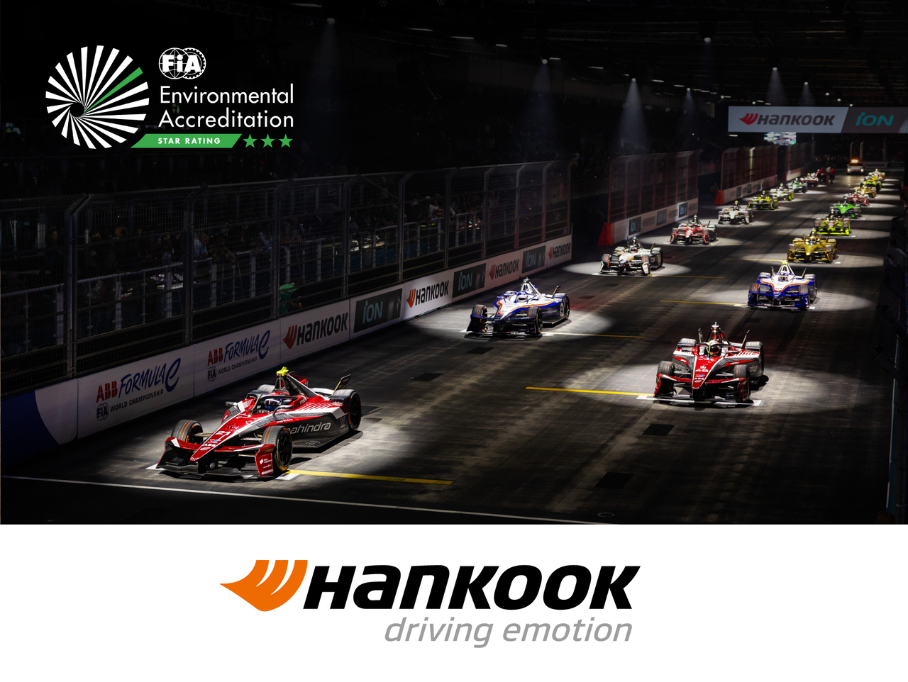 Hankook Tire & Technology has renewed the FIA 3-Star Environmental Certification, the highest rating under the International Automobile Federation's environmental certification program. [Hankook Tire & Technology]
