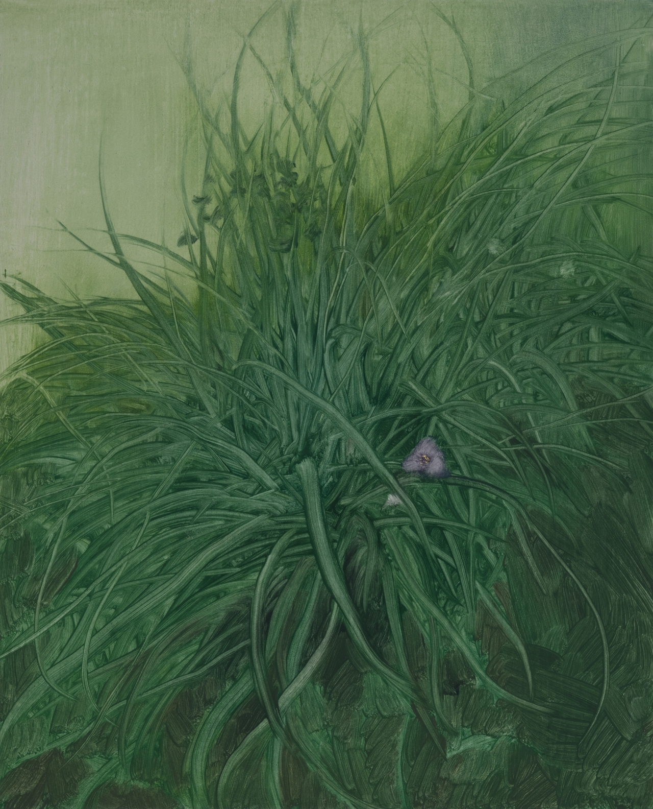 김연수, 머물듯이 기웃거리는, 우드판넬에 유채, 27.3x22 cm, 2026