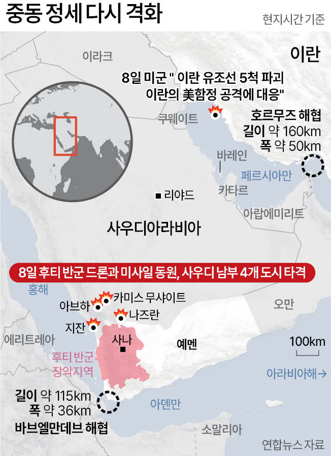 중동 정세 다시 격화. [연합]