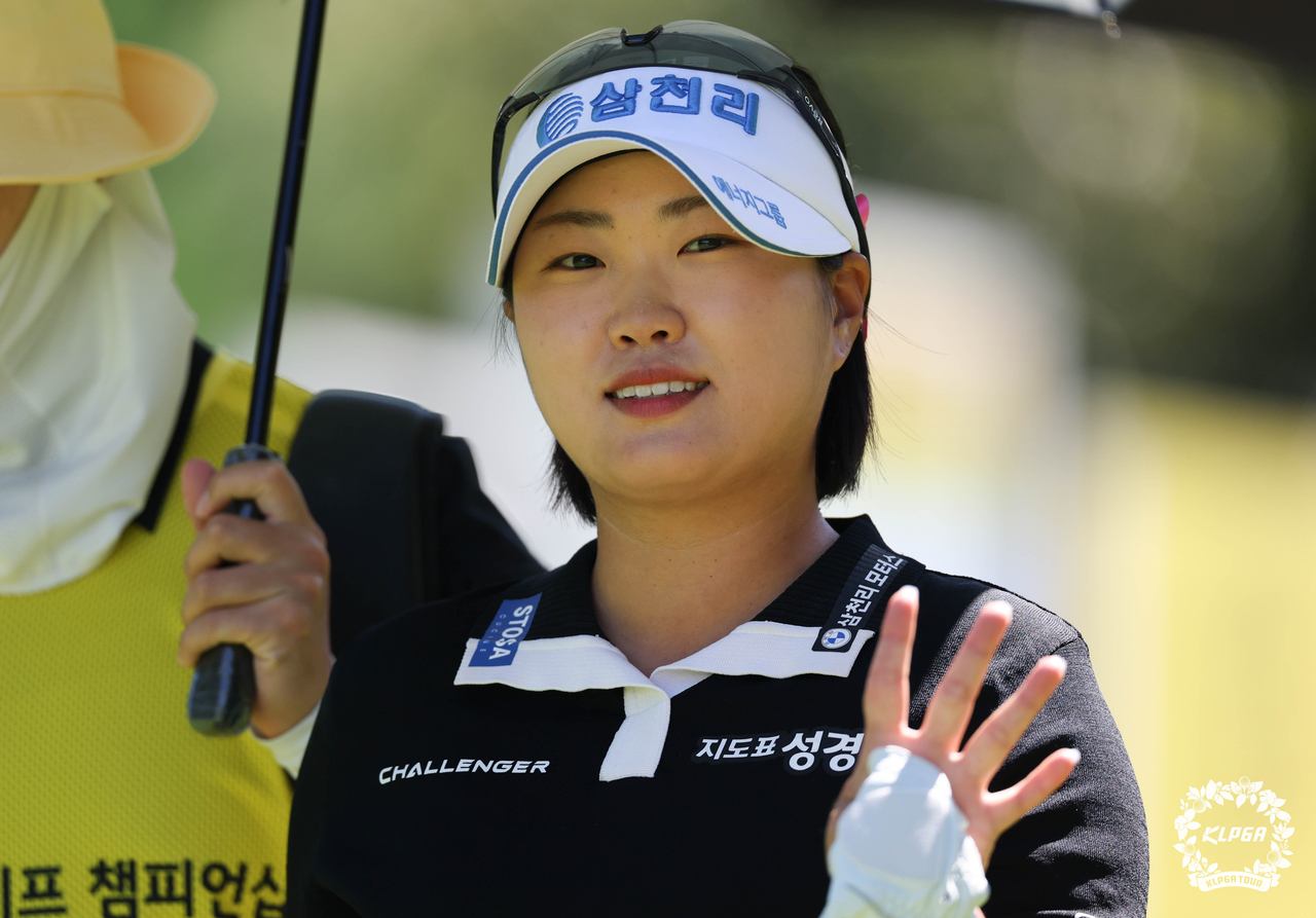 36홀 노보기 플레이로 이틀 연속 선두를 달린 홍진영2. [사진=KLPGA]
