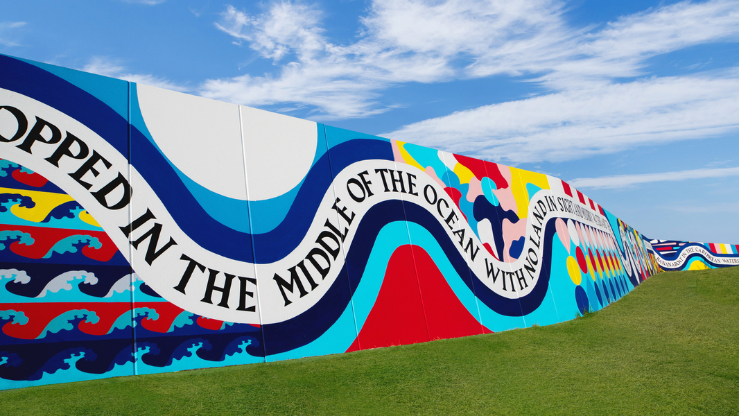 스테판 사그마이스터·월시 ‘Beautification Mural’. [copyright C and Sagmeister Inc 제공]