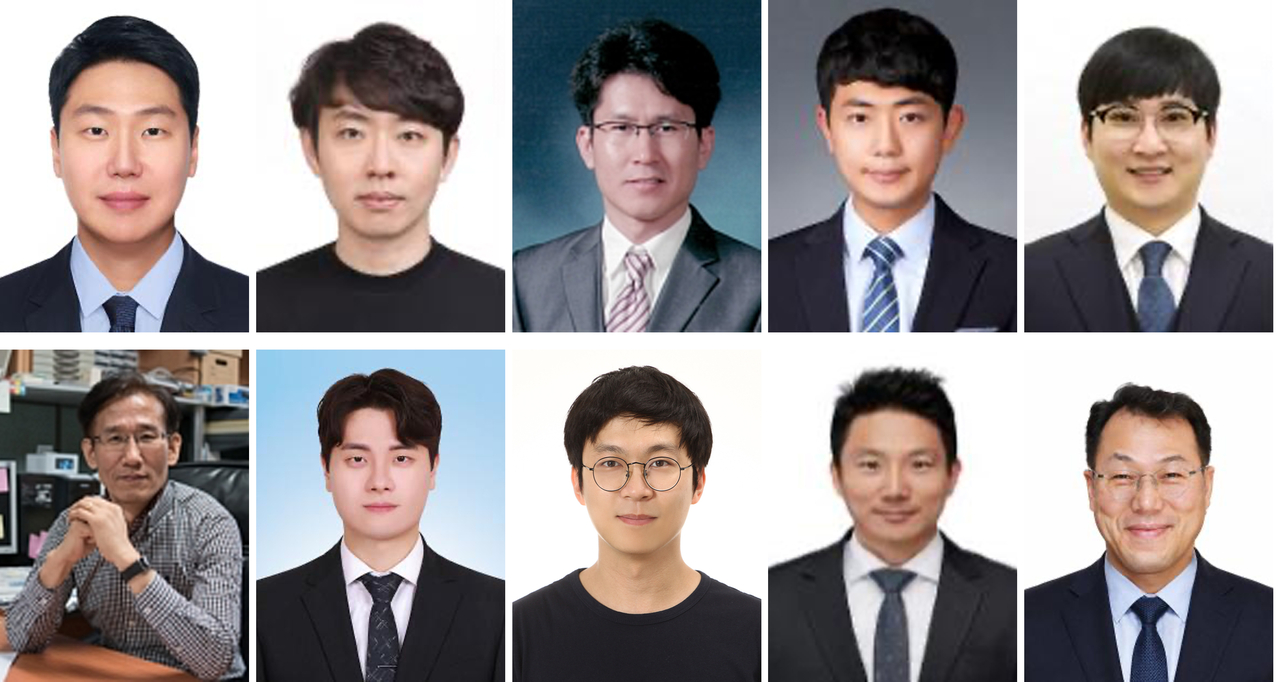 영남대 AI최고급신진연구자지원사업 참여 교수진(첫 번째 줄 왼쪽부터 김민재, 박노근, 최규상, 백상수, 이찬 교수, 두 번째 줄 왼쪽부터 이기동, 양준모, 권남규, 송유재, 김성호 교수.[영남대 제공]
