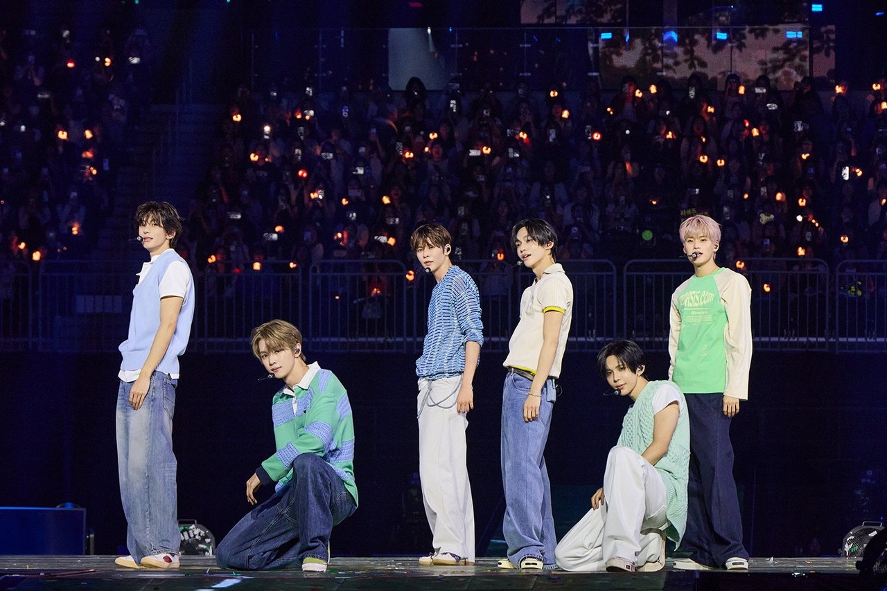 K-pop boy group Riize is seen in this photo provided by SM Entertainment.  (Yonhap)