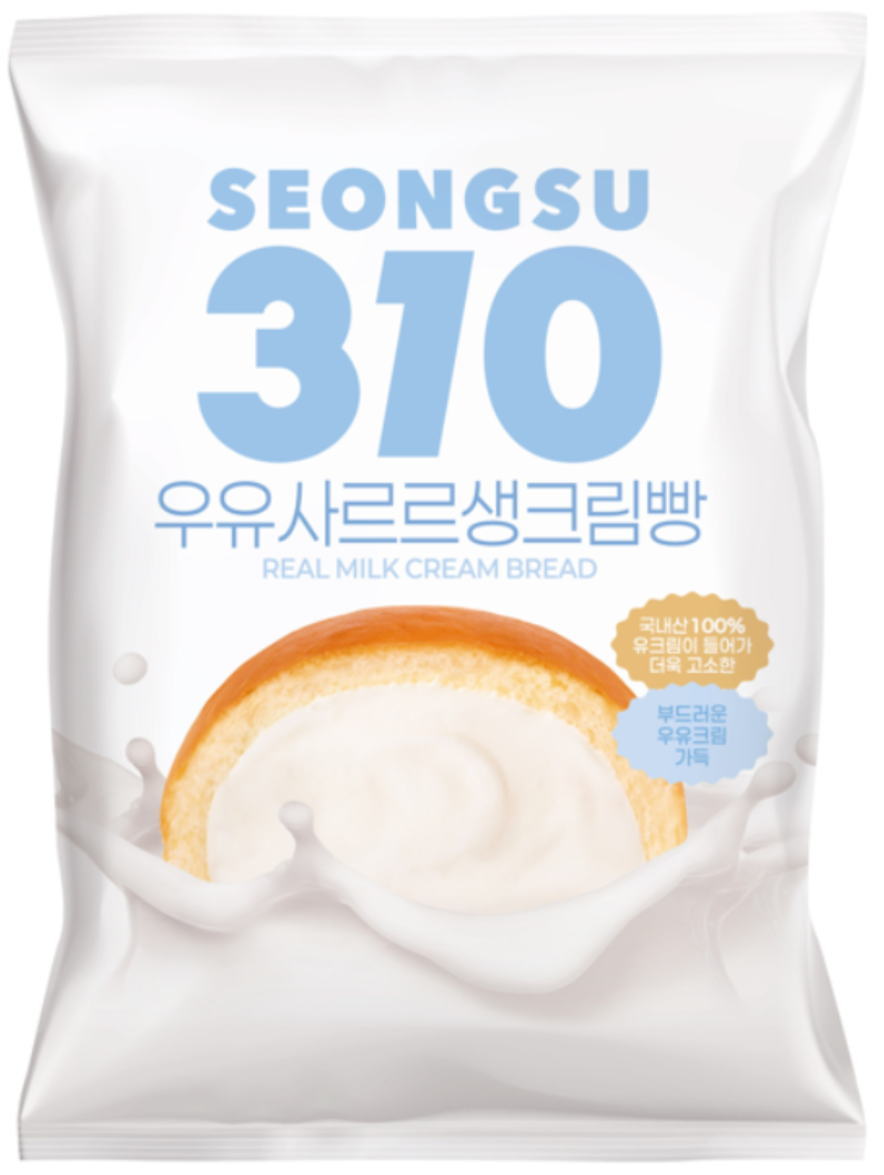 E-mart24's Seongsu310 Milk Sarreu cream bread has drawn positive responses from consumers. [E-mart24]