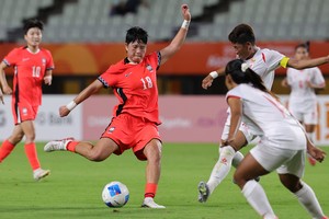 South Korea rout Myanmar 5-0 behind Kim Min-ji hat trick at Asian Games