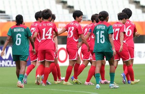 N. Korea pound Bangladesh to open women's football tournament