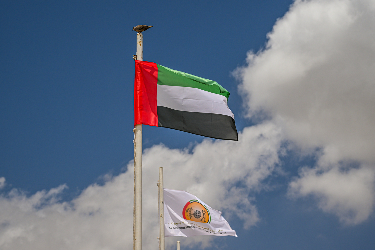 The flag of the United Arab Emirates. [Getty Images]