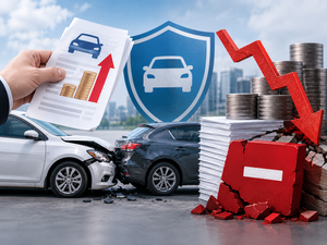 Auto insurance swings to first half-year loss in 6 years despite premium hike