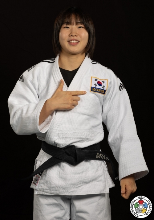 South Korean judoka Huh Mimi (International Judo Federation)