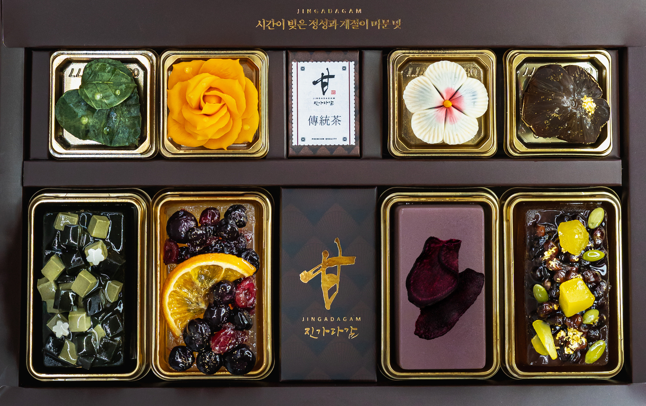 진가다감이 울주 특산물로 만든 클래식 다과 세트 [진가다감 제공]