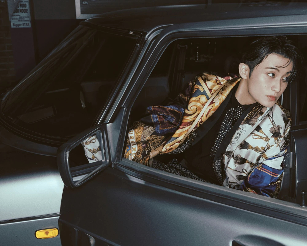 Promotional image for “The Firstfruit,” Mark’s first solo LP released in April 2025 (SM Entertainment)
