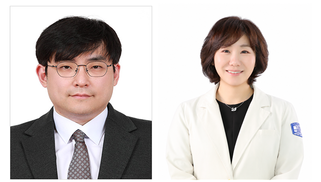 박승 서울성모병원 디지털헬스학과 교수(왼쪽)와 김명신 서울성모병원 연구부원장. [서울성모병원 제공]