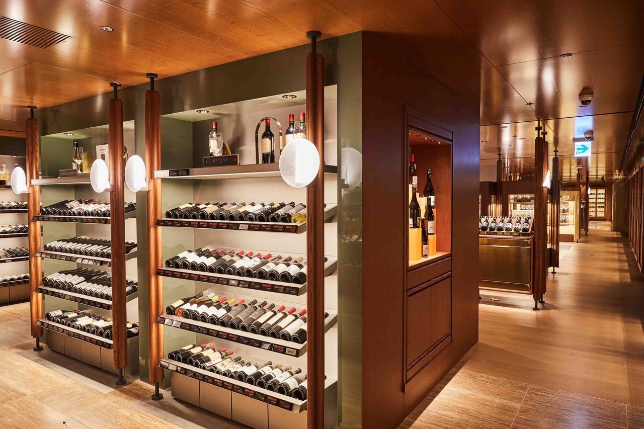 The wine cellar at House of Shinsegae in the Gangnam store [Shinsegae department store]