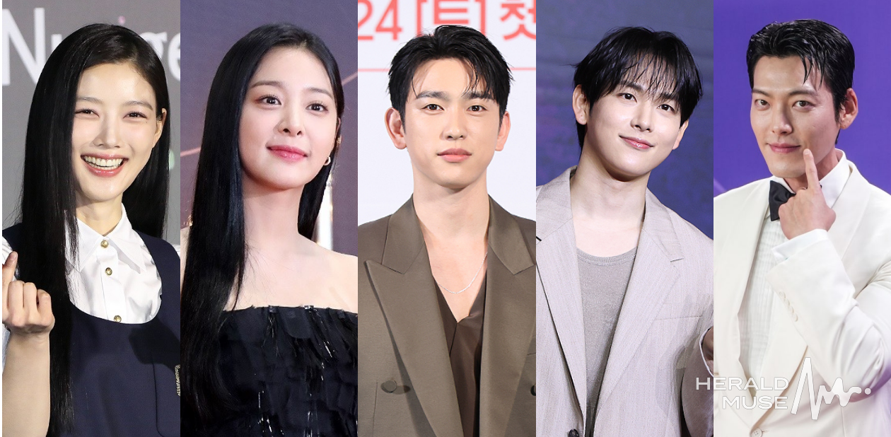 김유정, 설인아, 박진영, 임시완, 김우빈/사진=헤럴드뮤즈 DB