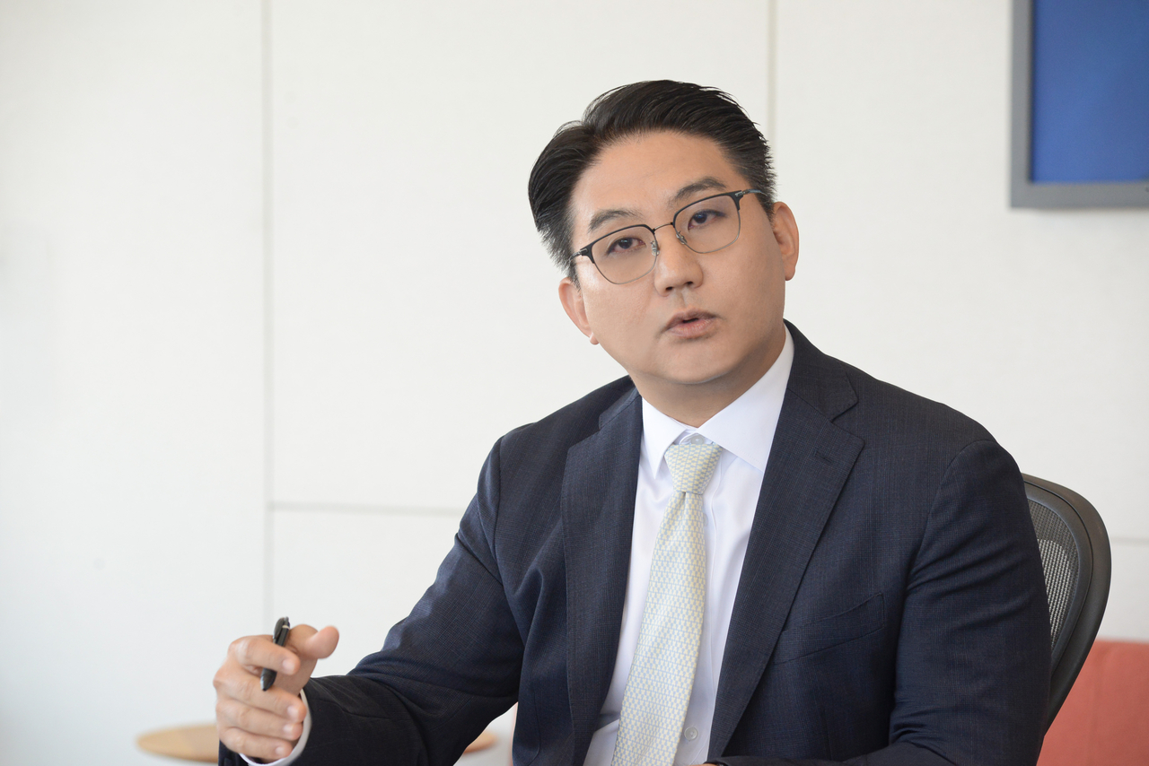 태평양 IPO팀의 정희석 외국변호사가 최근 헤럴드경제와 인터뷰를 하고 있다. [법무법인 태평양 제공]