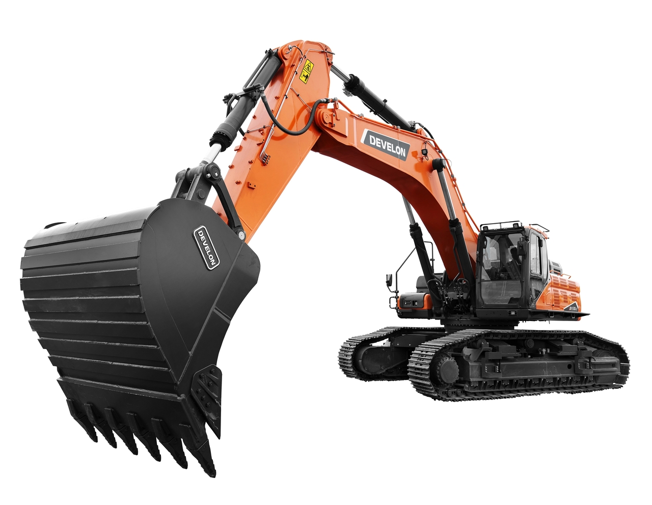 HD Construction Equipment's Develon 53-ton excavator, the DX530. [HD Construction Equipment]
