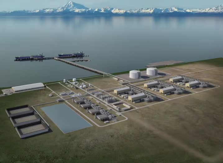 알래스카 LNG 프로젝트의 천연가스 액화 플랜트 조감도.
[알래스카 LNG 제공]