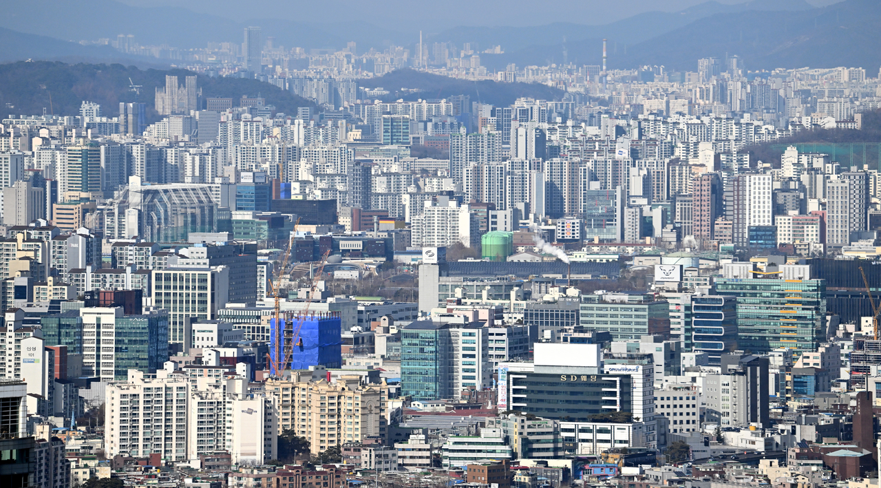 지난달 서울 성동구 일대 아파트 모습. 임세준 기자