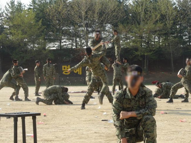 육군 특전사 특공무술 경연대회 모습. 기사 내용과 무관함. [헤럴드DB]
