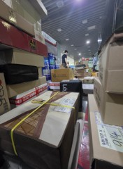 [Herald pic] Holiday gift packages pile up at National Assembly office building