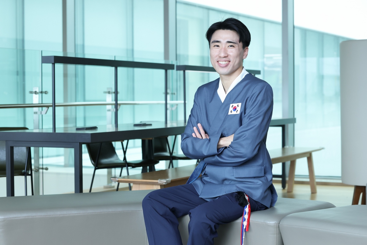 Bae Ju-hyeok, a technology lead on LG Uplus's UCube DAX team, will serve as an international expert delegate for the cloud computing category at the 48th WorldSkills Competition in Shanghai, China. [LG Uplus]