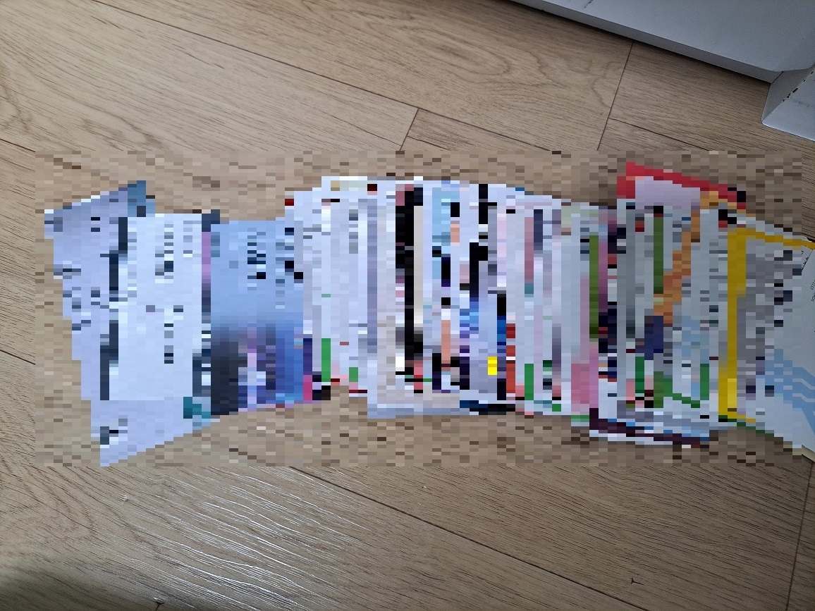 Concert tickets obtained by Gyeonggi Bukbu Provincial Police Agency after conducting a raid in the suspect's home (Gyeonggi Bukbu Provincial Police Agency)