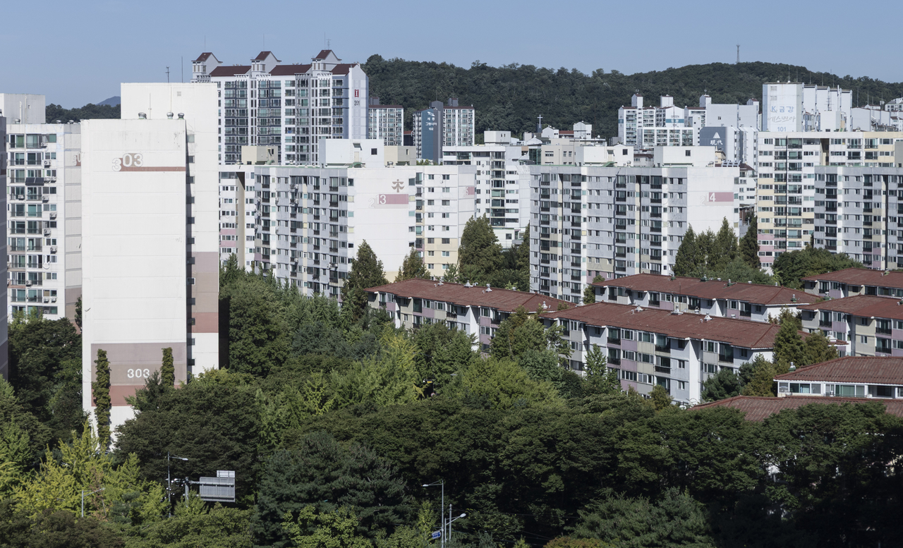 12일 오전 서울 양천구 목동 아파트 단지의 모습. [헤럴드경제DB]