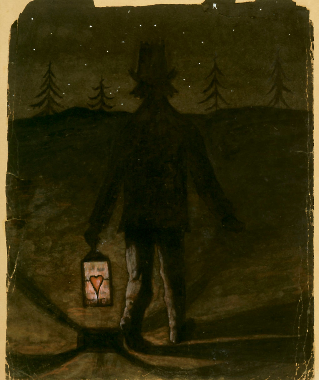 휴고 심베리, 야간 방랑자, 35.2x28cm, 핀란드 국립 미술관 [kokoelmat.fng.fi, Public Domain, commons.wikimedia.org]