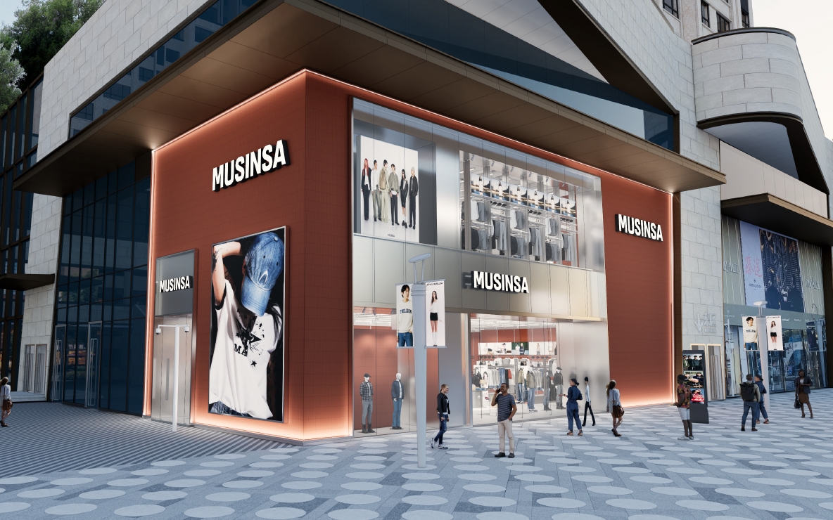A rendering of the Musinsa Store at One Avenue in Shenzhen [Musinsa]